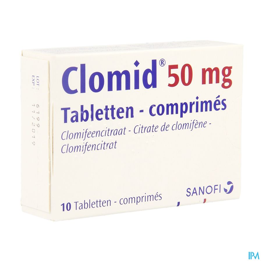 CLOMID 50MG CPR BT 10 — vue 1