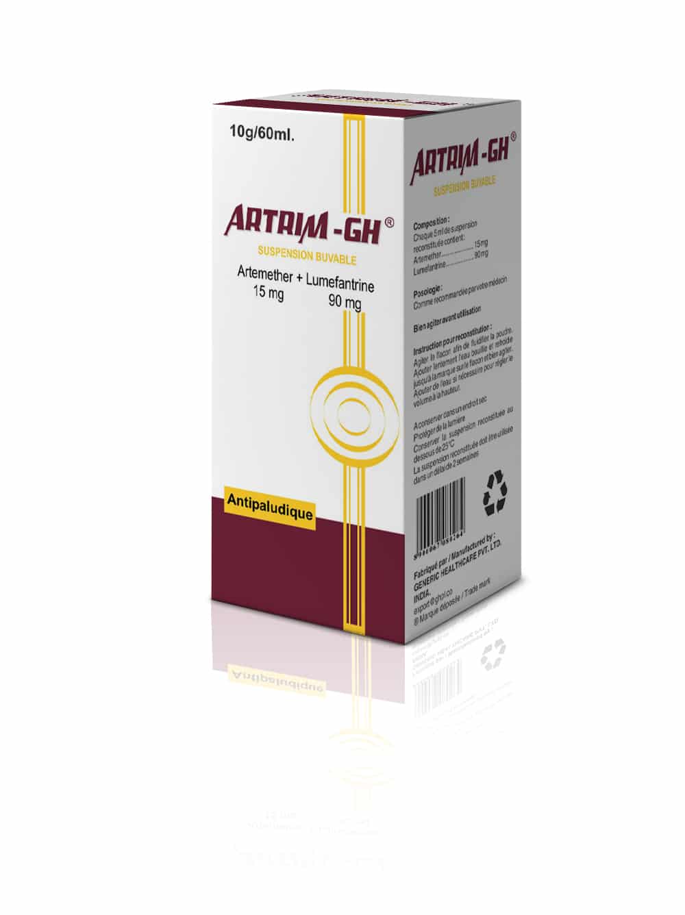ARTRIM SP 15/90MG FL 60ML — vue 1