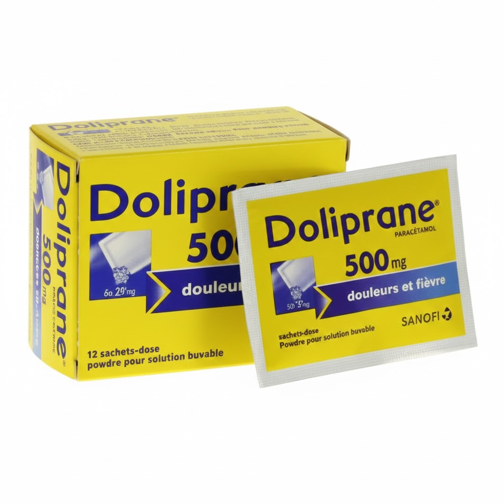 DOLIPRANE 500 SACHETS B/12 — vue 1