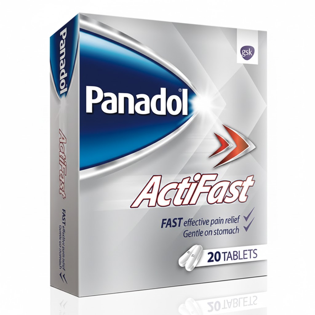 PANADOL ACTIFAST 500MG CPM B/20 — vue 1