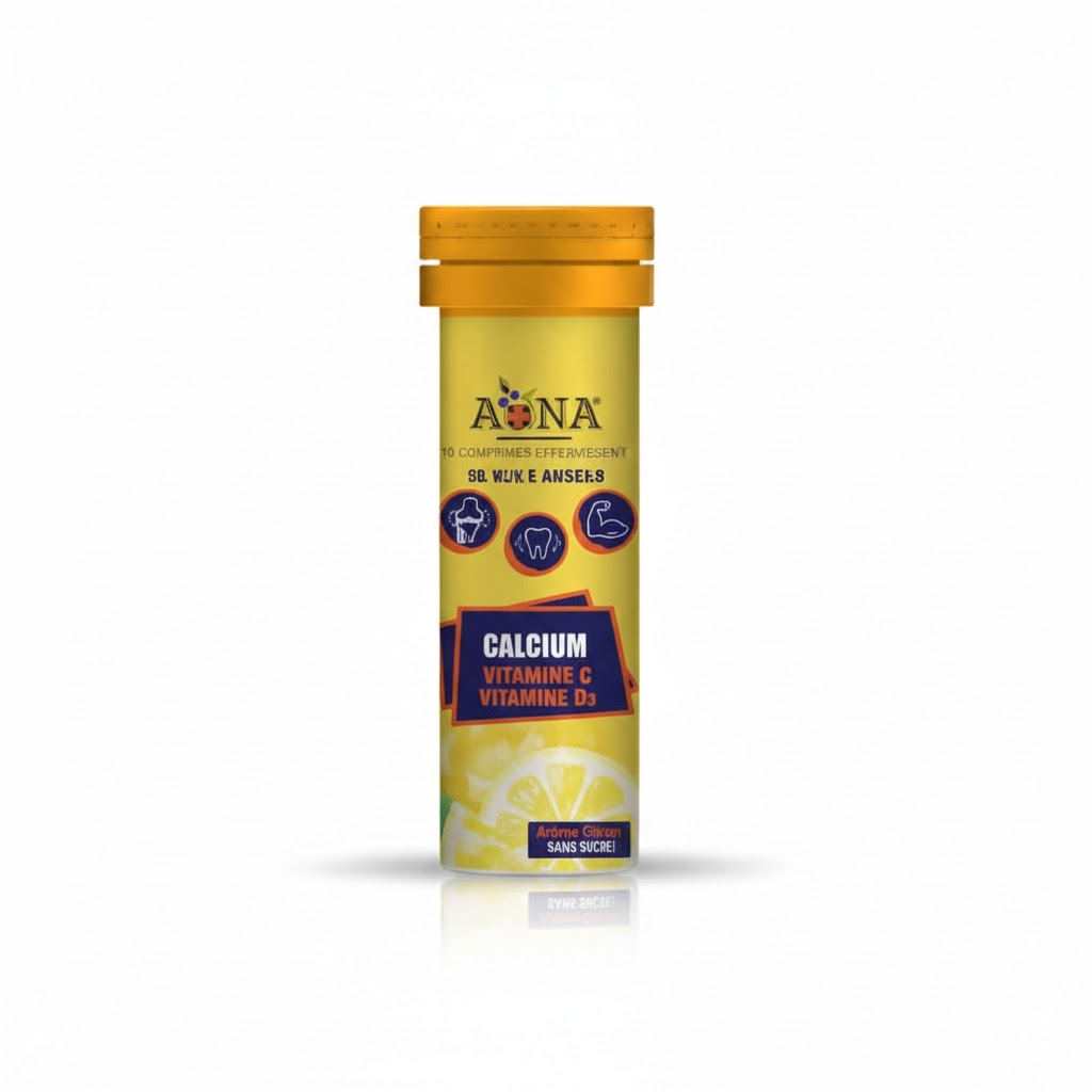 ADNA CALCI+VIT C/D3 CPR EFF/10 — vue 1