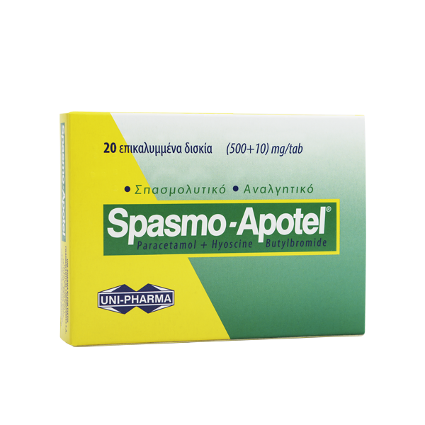 SPASMO APOTEL 500MG CP B/20 — vue 1
