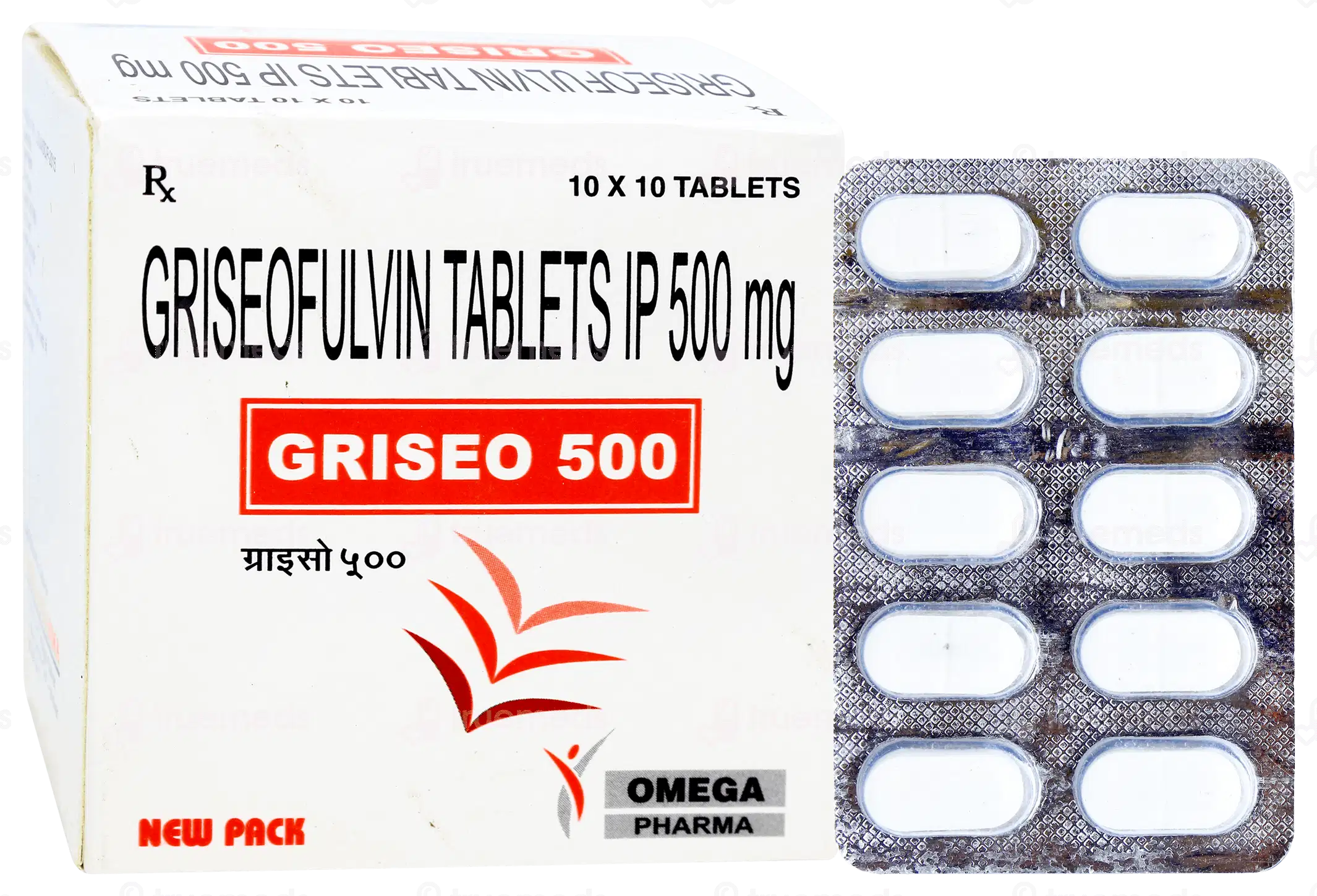 GRISEO LAPRO CP 500MG BT 16 — vue 1