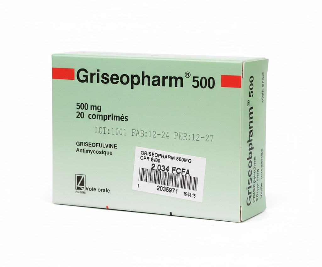 GRISEOPHARM 500MG COMP B/20 — vue 1