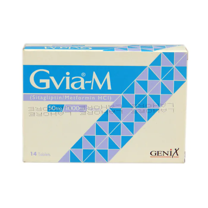 GVIA-M 50MG/1000MG CPR PELL B/60 — vue 1