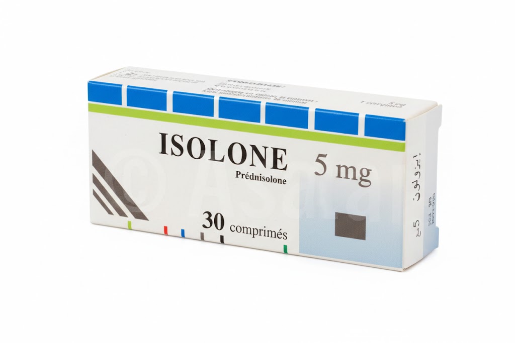ISOLONE 5MG COMP B/30 — vue 1