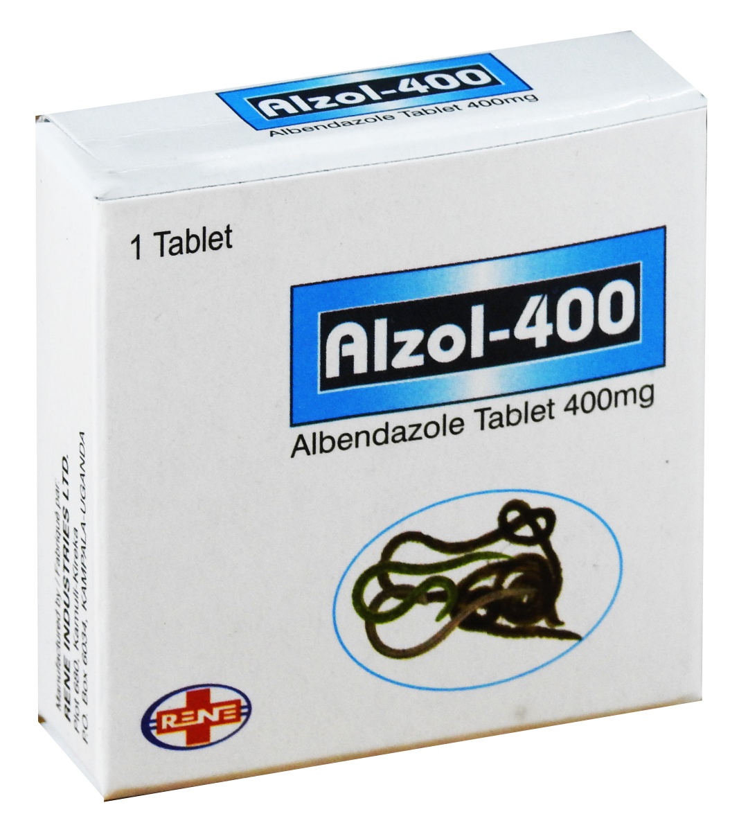 ALZOL 400MG CPR B/1 — vue 1