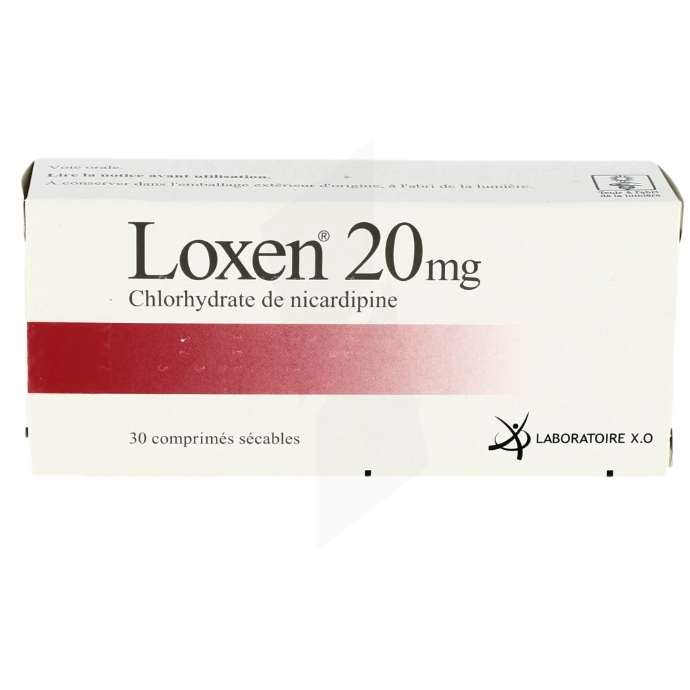 LOXEN 20MG CPR BT 30 — vue 1