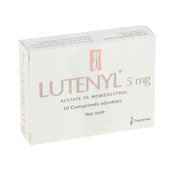 LUTENYL 5MG CPR BT 10 — vue 1