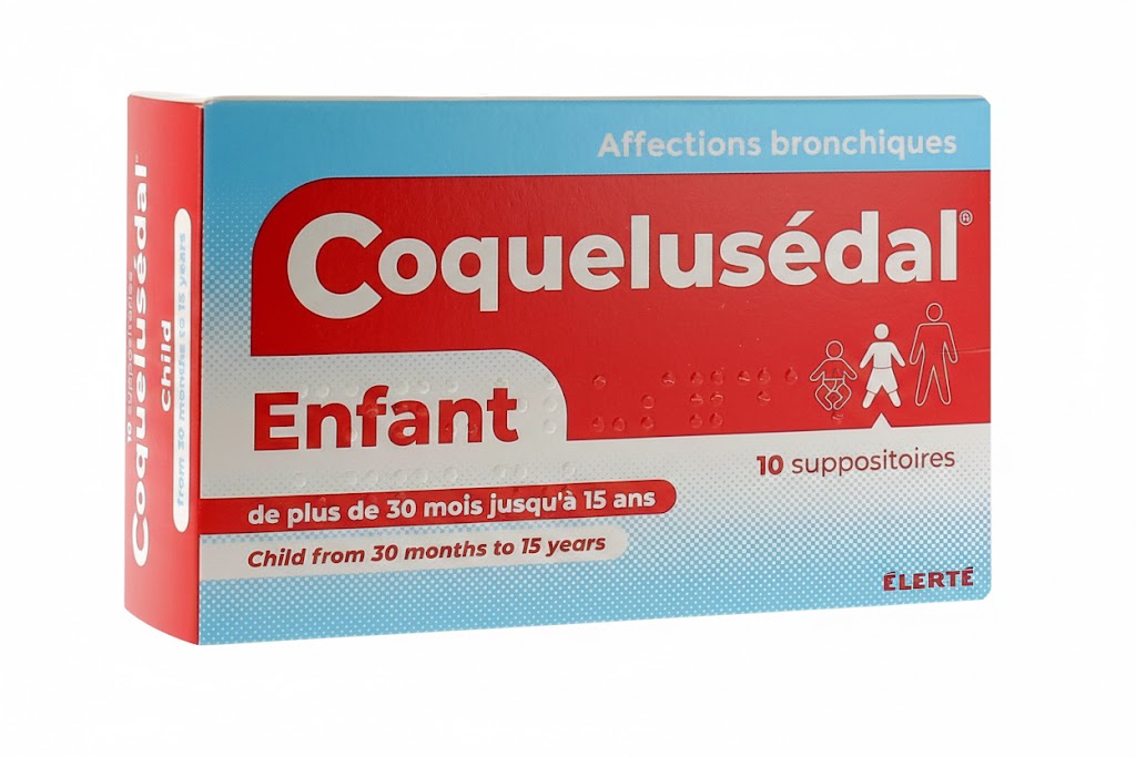 COQUELUSEDAL ENF SUPPO B/10 — vue 1
