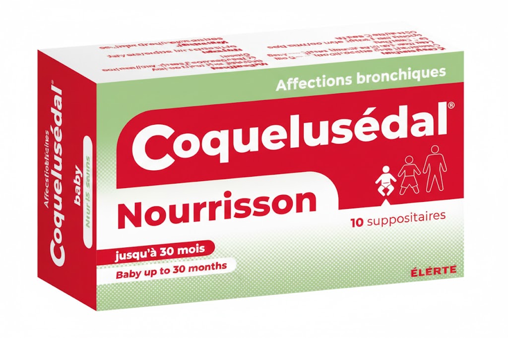 COQUELUSEDAL NOURRISSONS SUPPO B/10 — vue 1