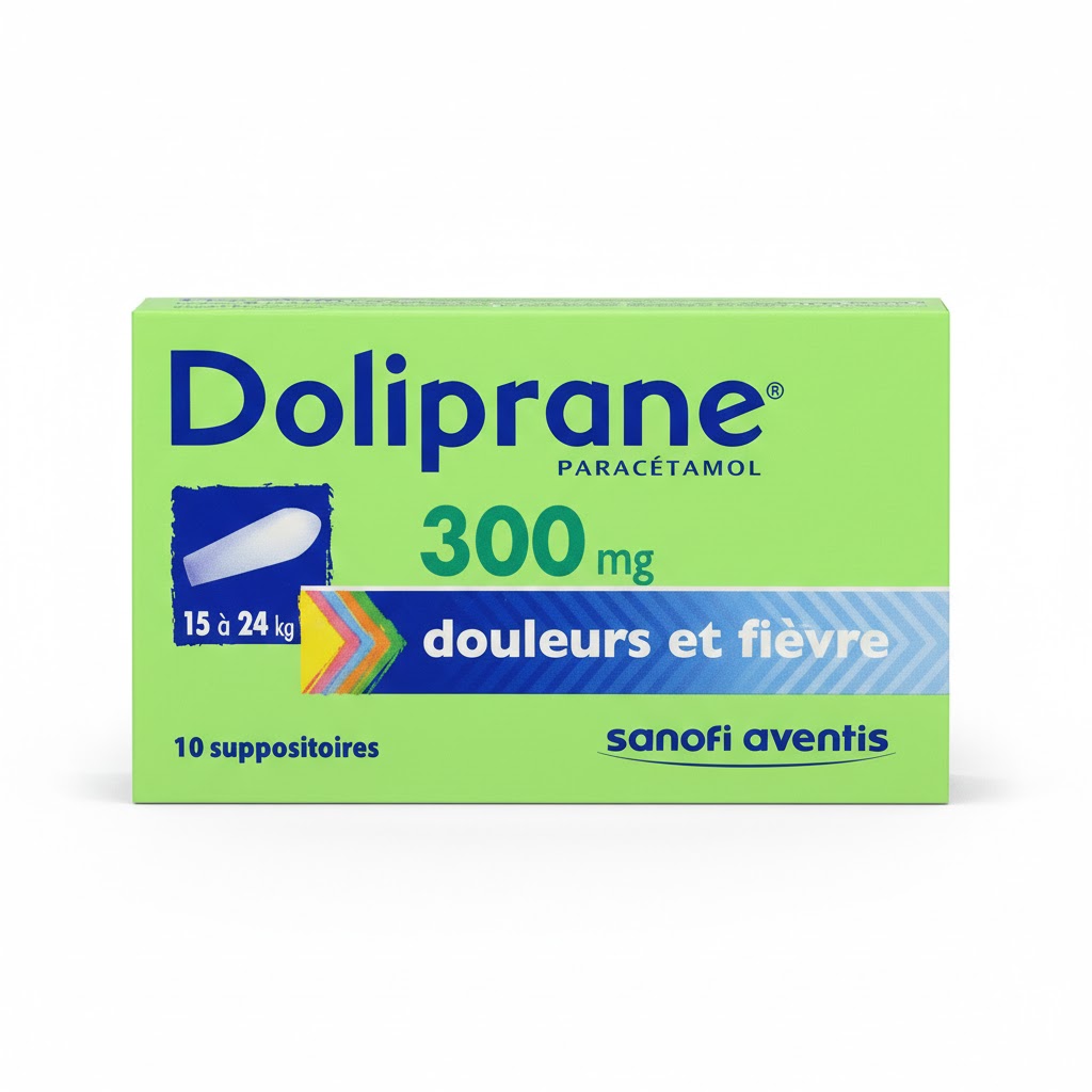 DOLIPRANE G ENF 300MG SUPPO BT 10 — vue 1