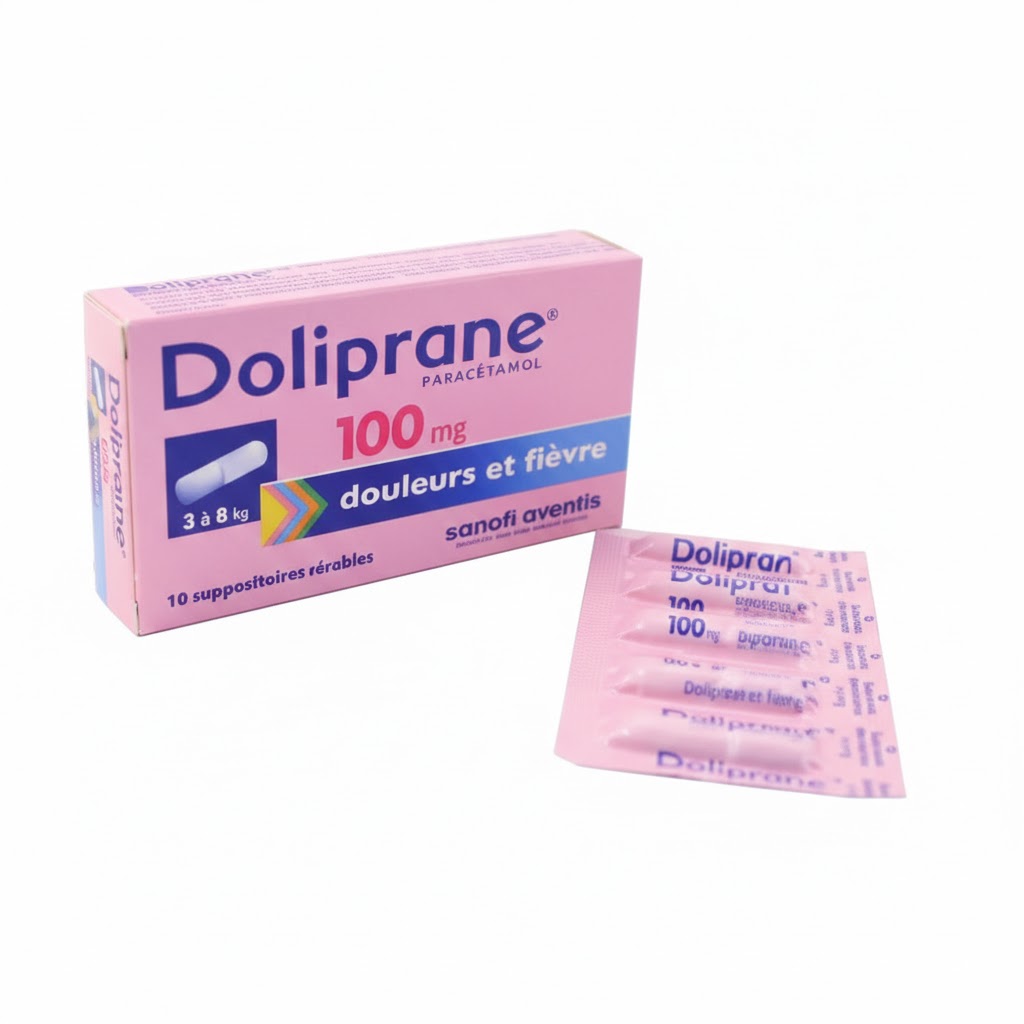 DOLIPRANE NN 100MG SUPPO B/10 — vue 1