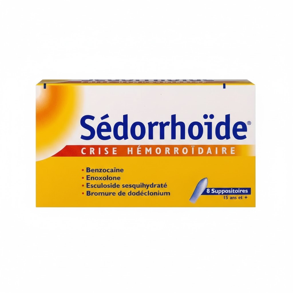 SEDORRHOIDE SUPPO — vue 1