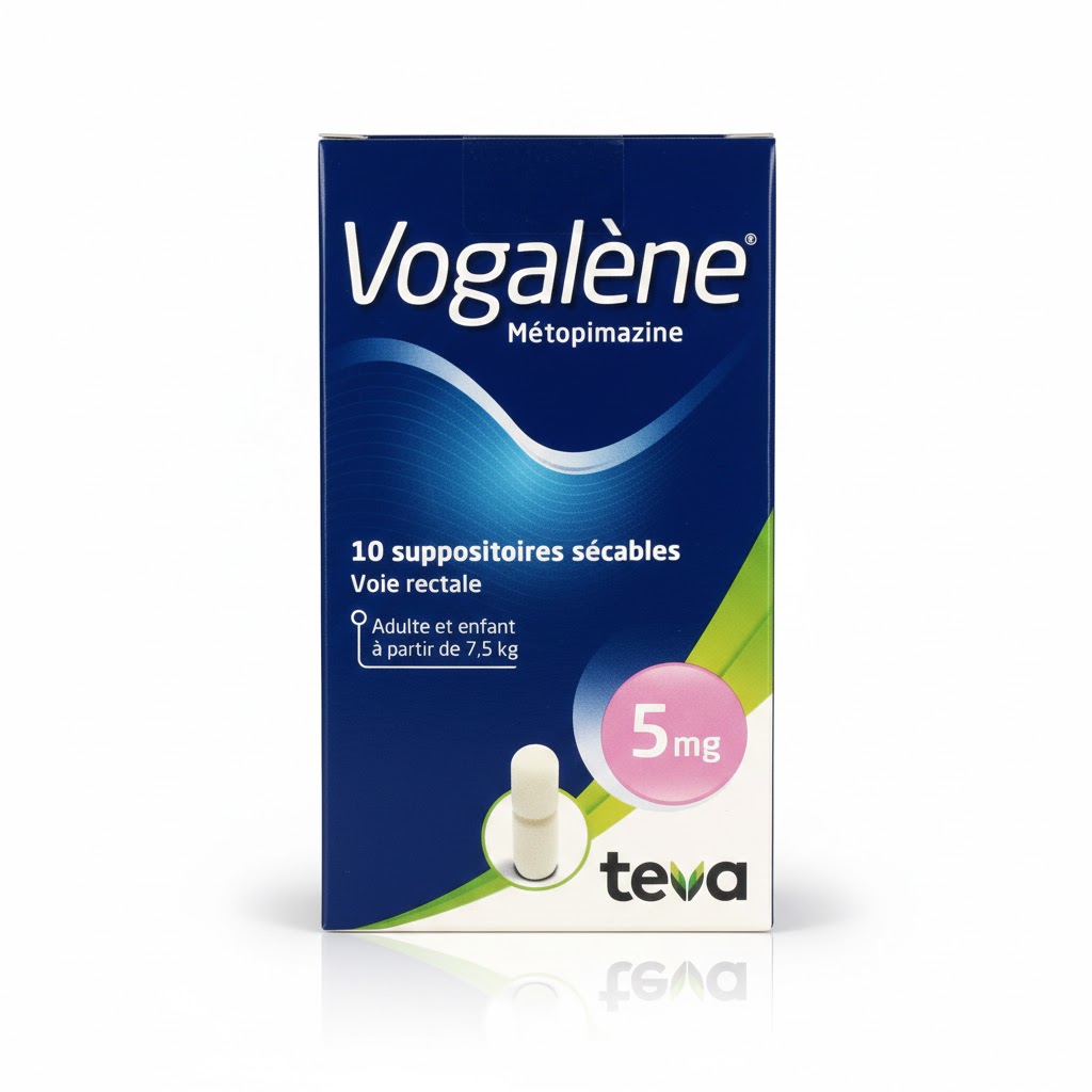 VOGALENE 5MG SUPPO BT 10 — vue 1