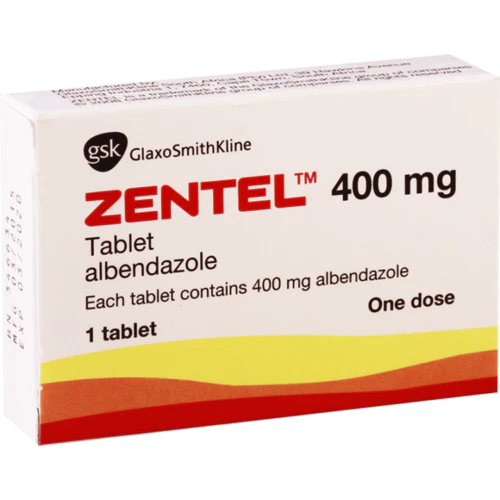 ZENTEL 400MG CPR BT 1 — vue 1