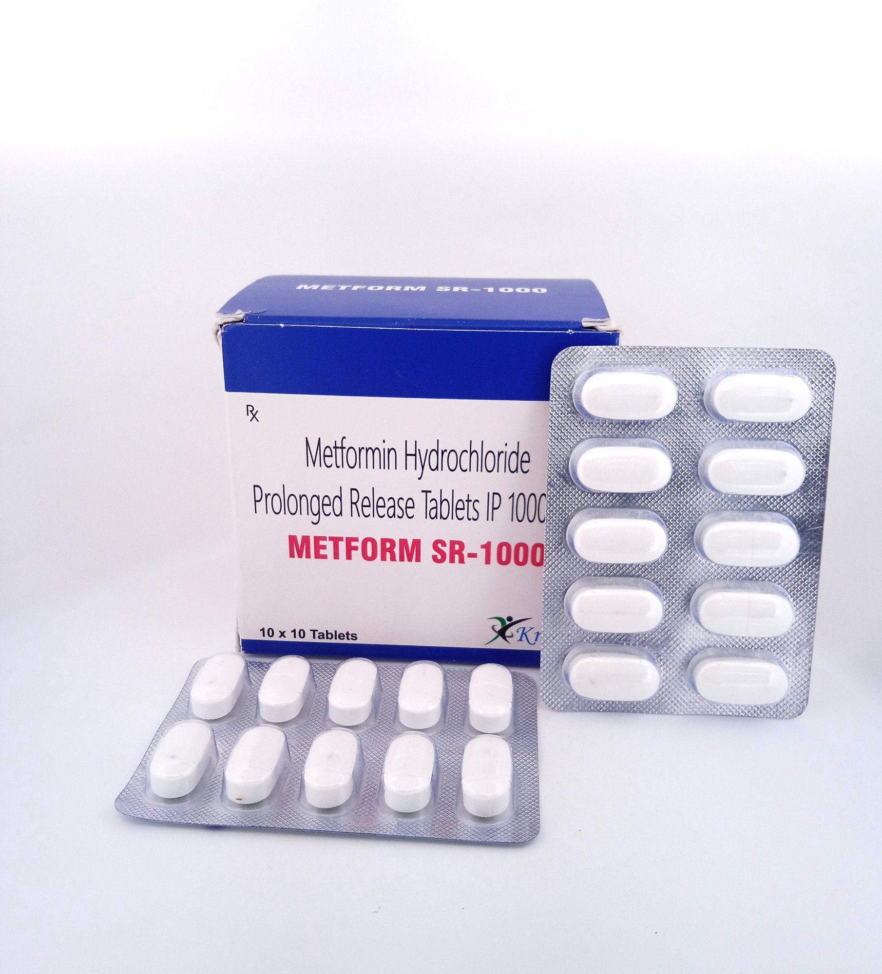 METFORMIN GH SR 1000MG CPR B/100 — vue 1