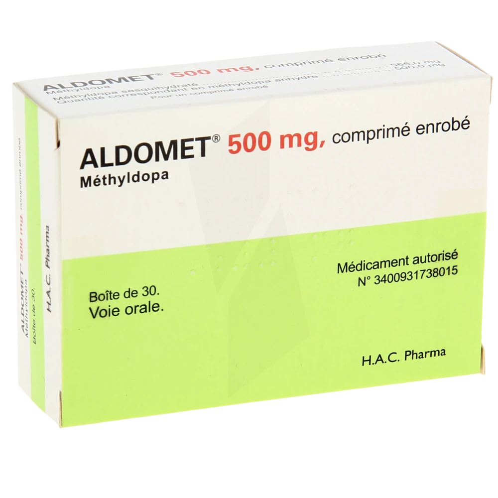 METHYLDOPA GH 500MG CPR BT/30 — vue 1