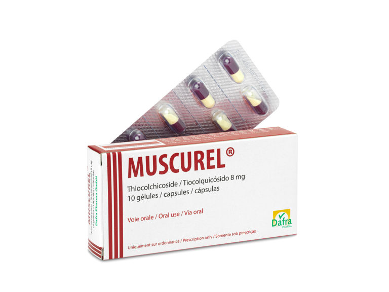 MUSCUREL 8MG CP B/10 — vue 1