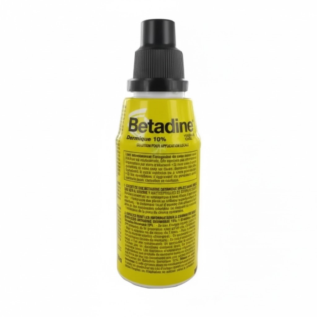 BETADINE SOL DERM JAUNE 125ML — vue 1