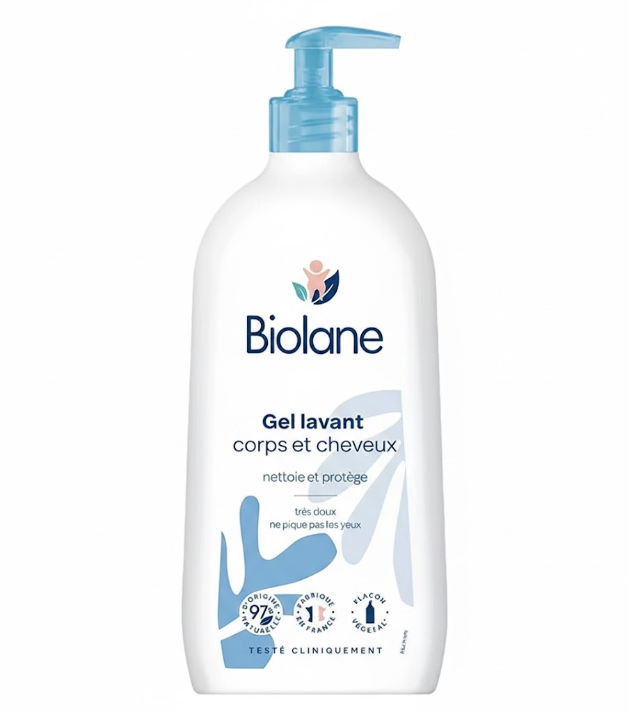 BIOLANE GEL CORPS ET CHEVEUX 750 ML — vue 1
