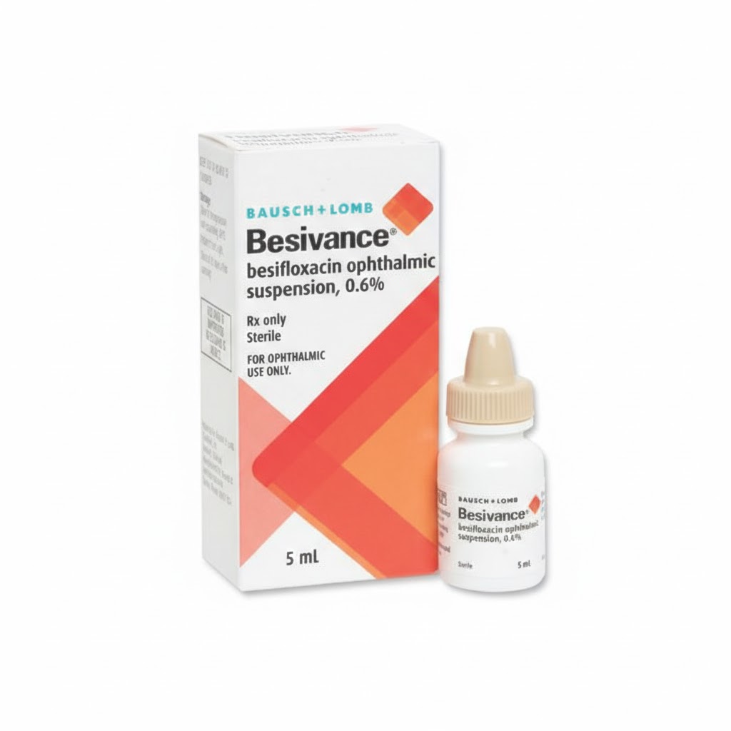 BESIVANCE 0,6% SUSP OPHT F/5ML — vue 1