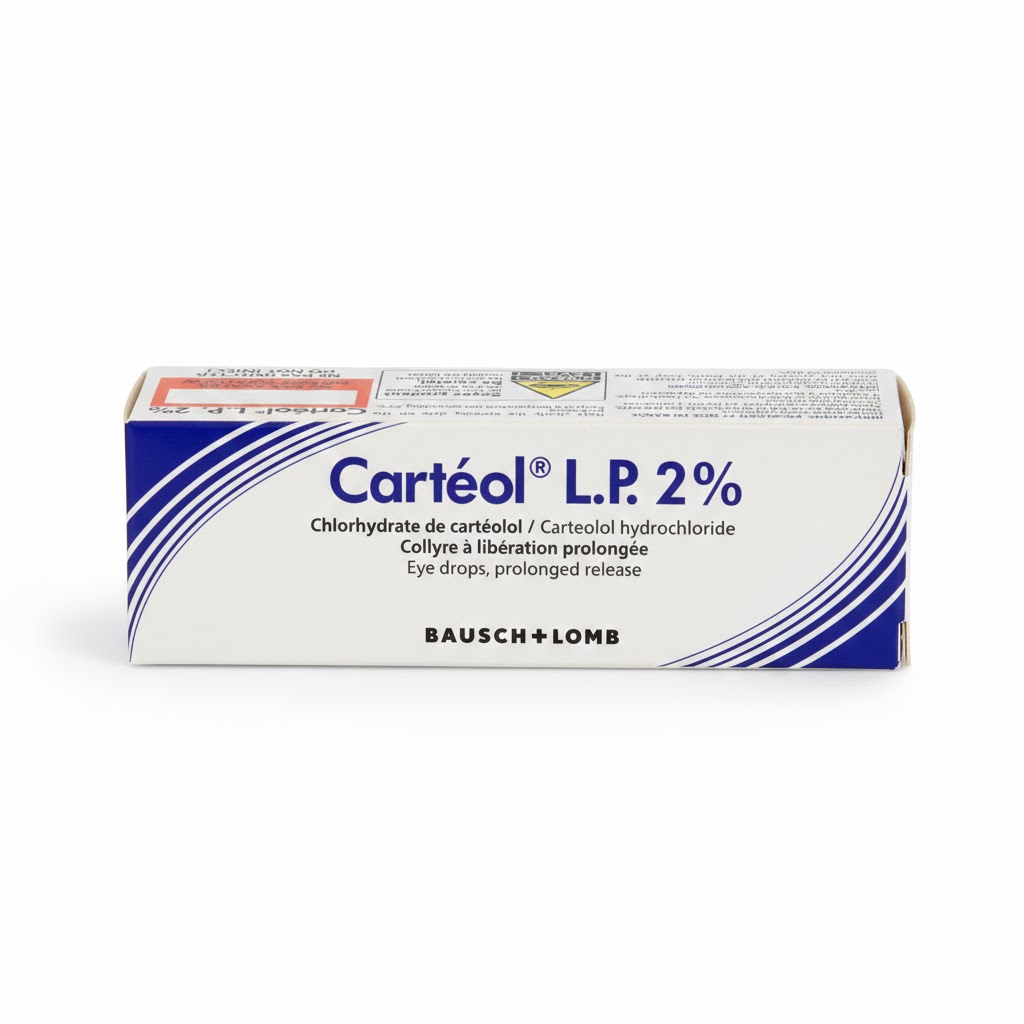 CARTEOL LP 2% CY FL/3ML — vue 1