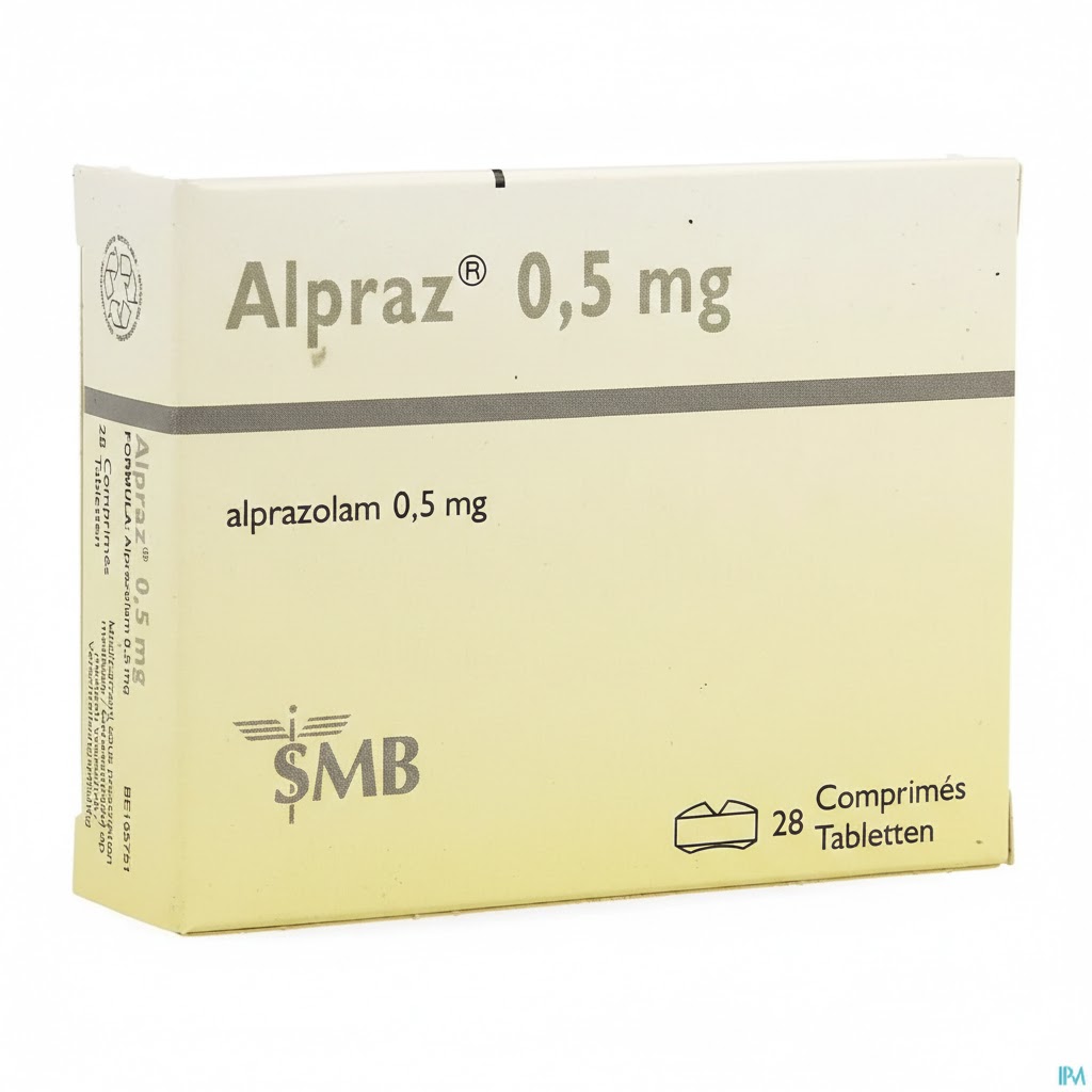 ALPRAZ 0,5MG CPR B/28 — vue 1