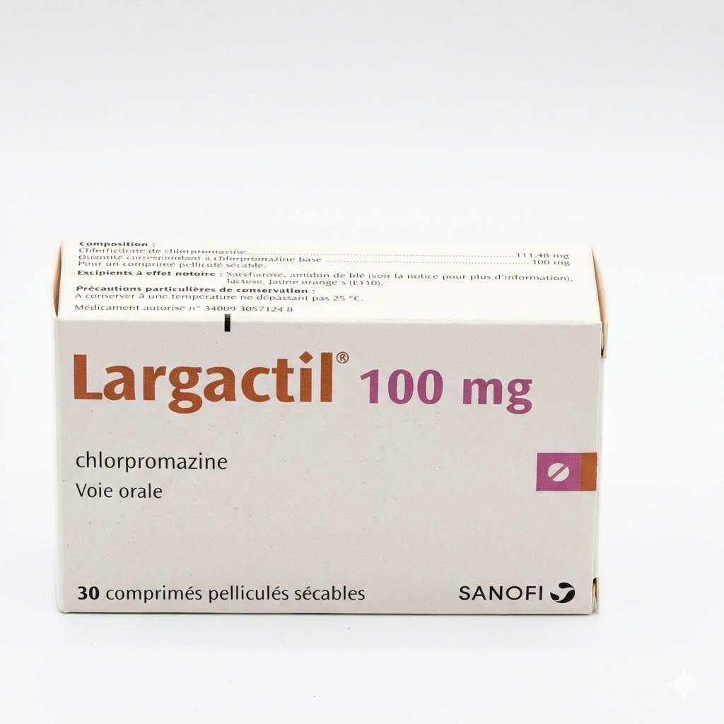 LARGACTIL 100MG CPR BT 30 — vue 1