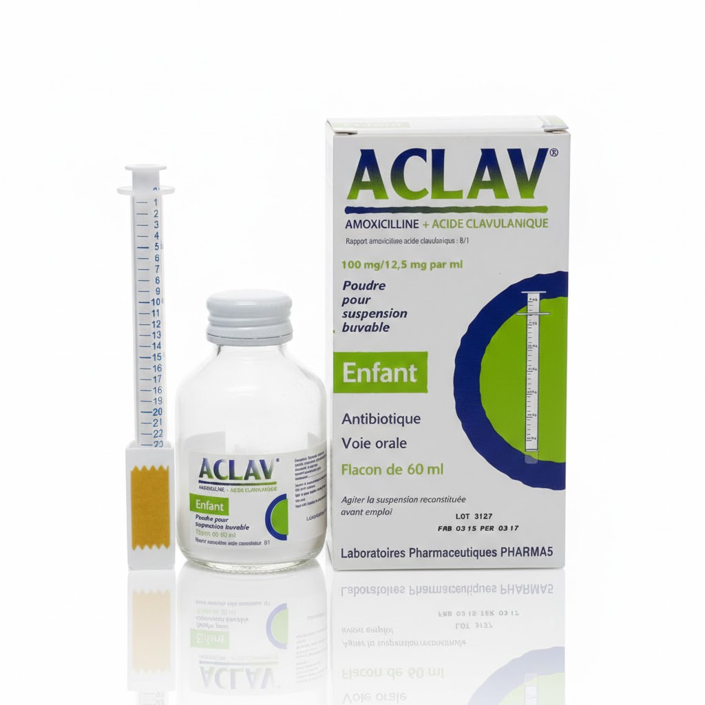 ACLAV 100MG/12,5MG SP FL 60ML — vue 1