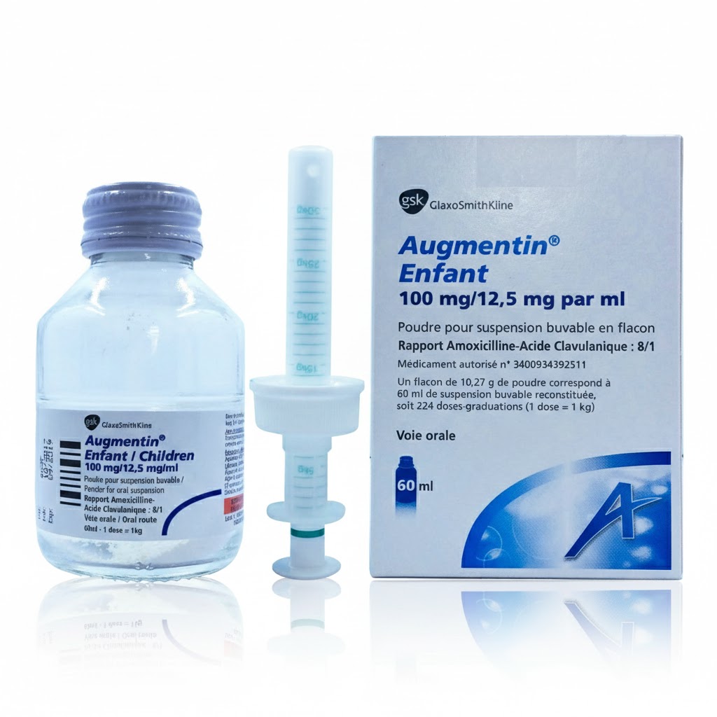 AUGMENTIN 100MG ENF PDRSP 60ML — vue 1