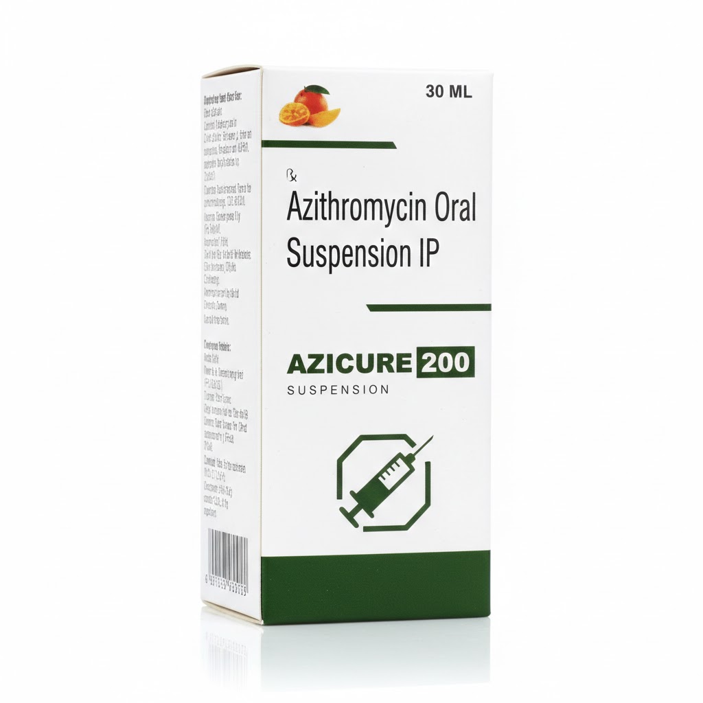 AZICURE SUSP BUV200MG/5ML 30ML — vue 1
