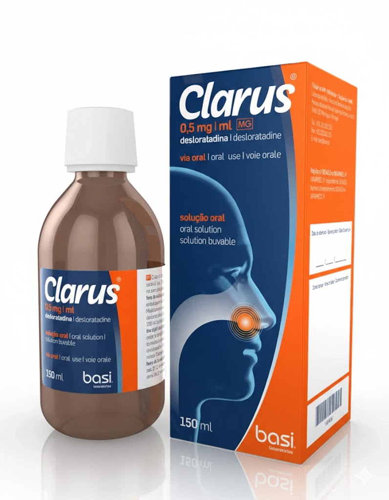 CLARUS 0,5MG/ML SP FL/150ML — vue 1