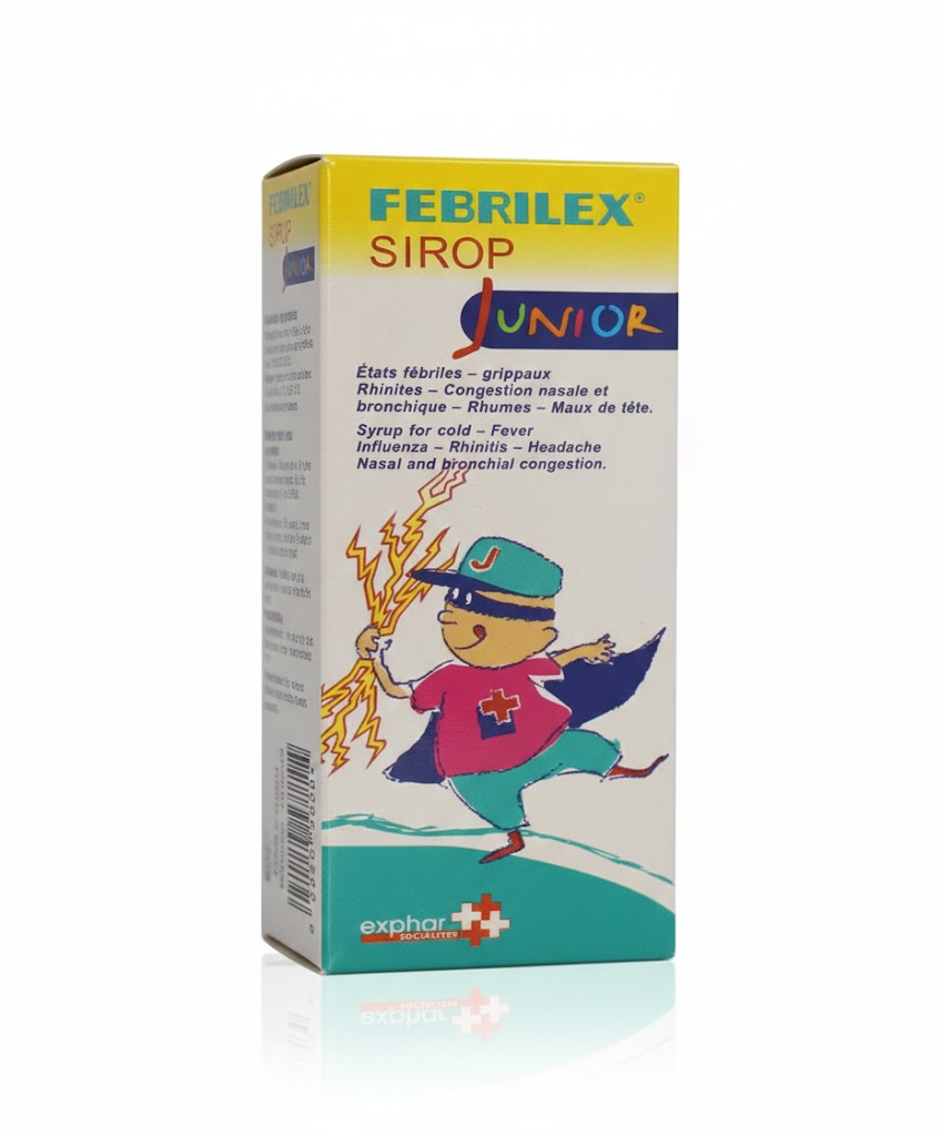 FEBRILEX 125MG/1MG/5ML JR SP F/150ML — vue 1