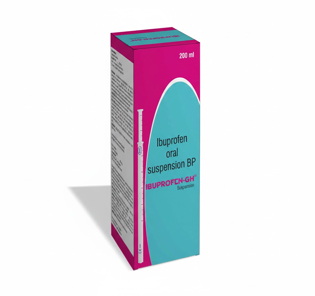 IBUPROFENE GH 100MG SP F/200ML — vue 1