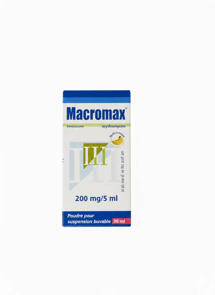 MACROMAX 200MG/5ML SP FL/30ML — vue 1