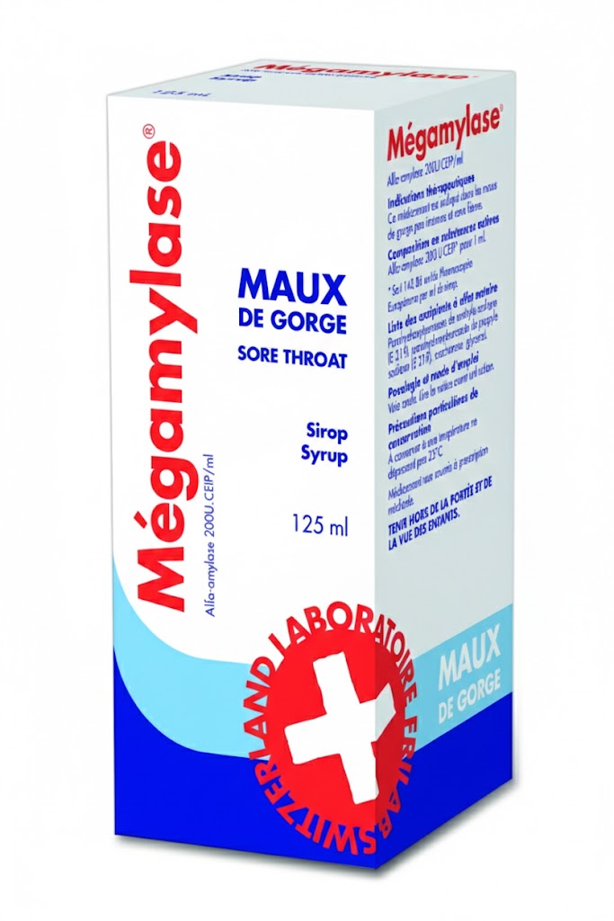 MEGAMYLASE SIROP FL/125ML — vue 1