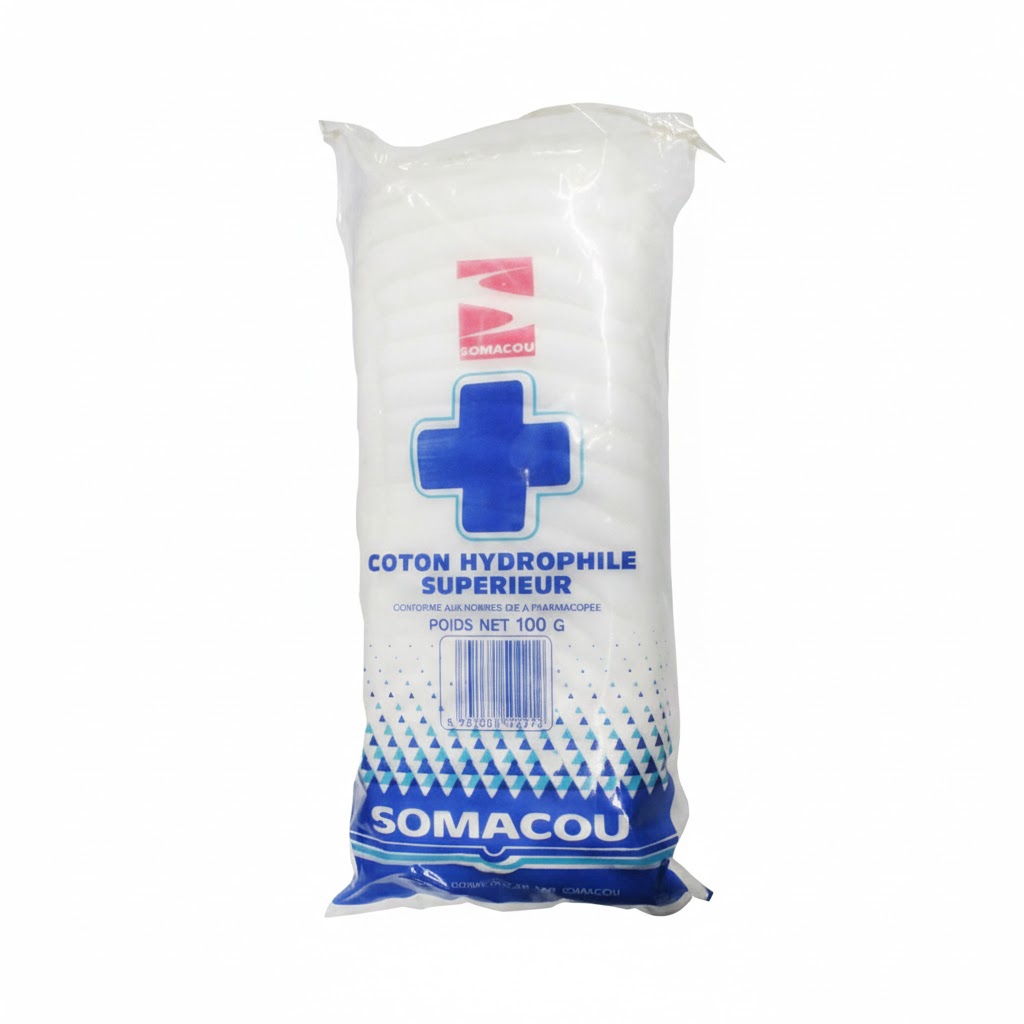 COTON HYDROPHYLE SOMACOU 100G — vue 1