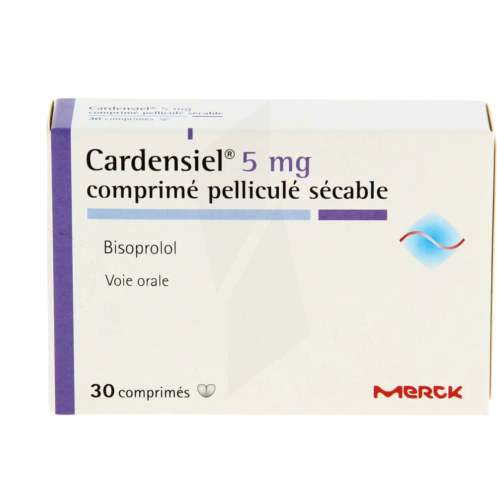 CARDENSIEL 5MG CPR B/30 — vue 1