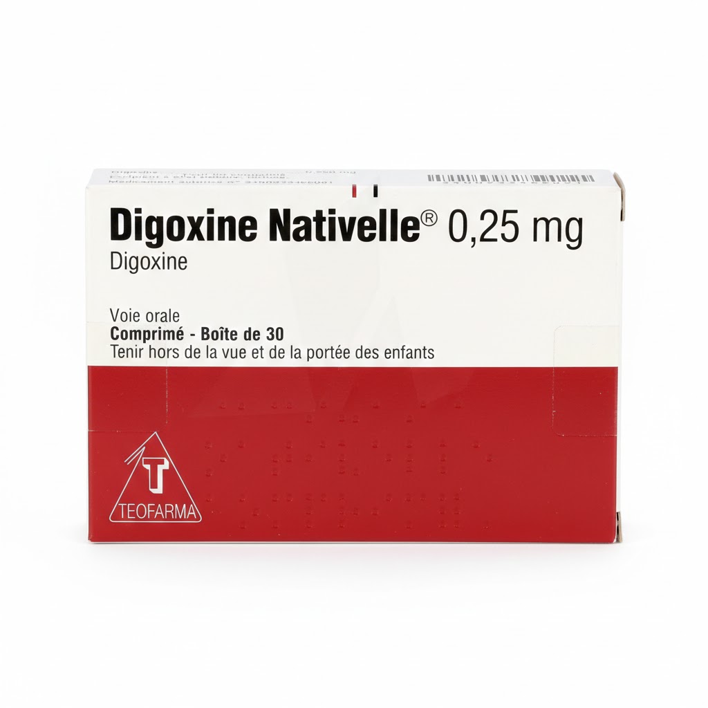 DIGOXINE 0,25MG CPR BT 30 — vue 1