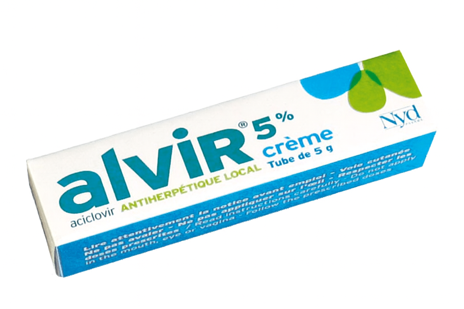 ALVIR CREME 5% TB 5G — vue 1