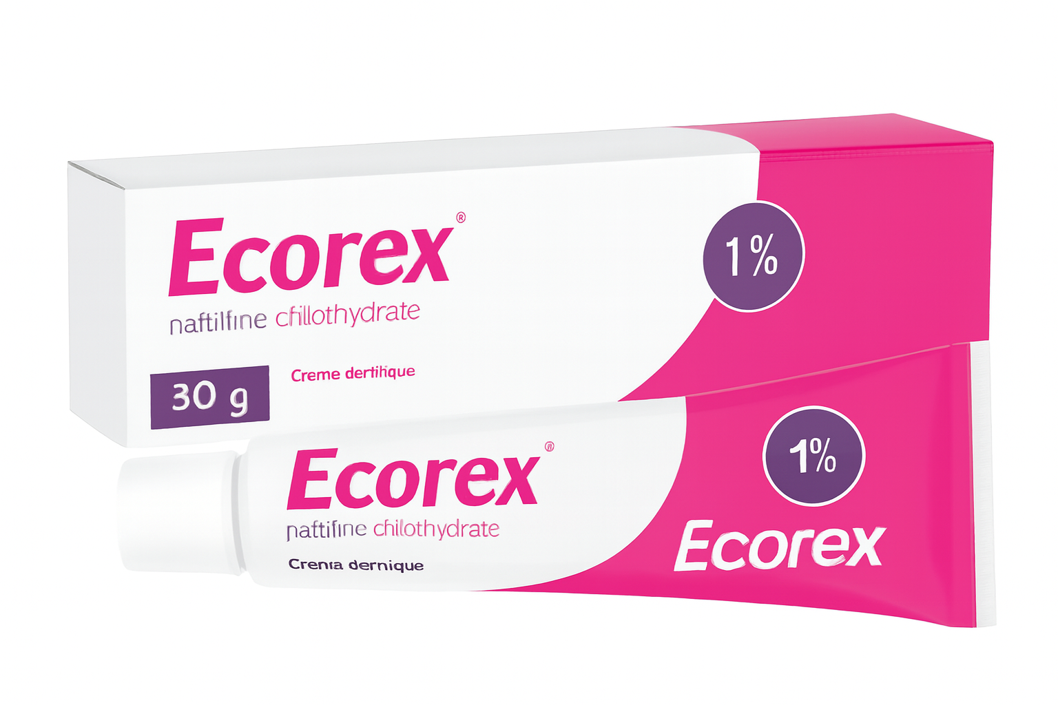 ECOREX 1% CREME DERMIQ TB 30G — vue 1