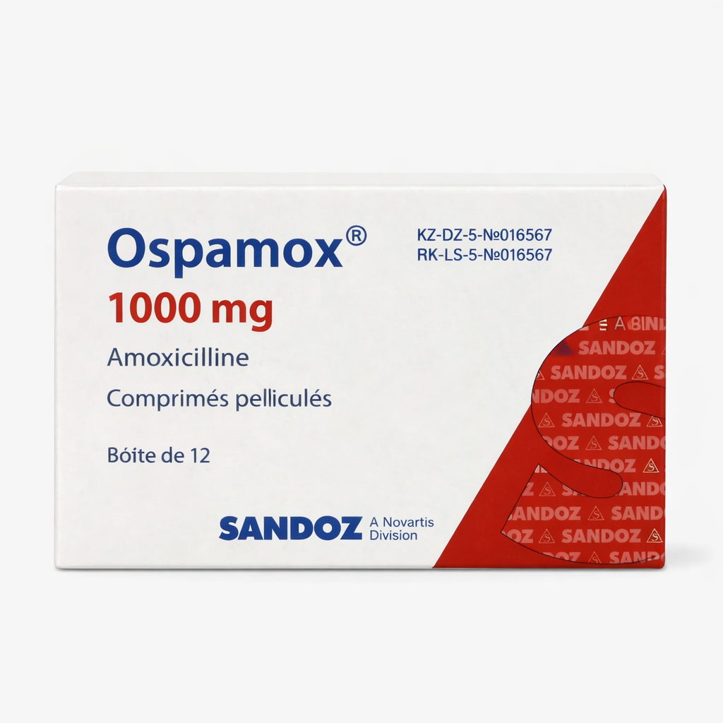 OSPAMOX 1000MG CPR BT 12 — vue 1
