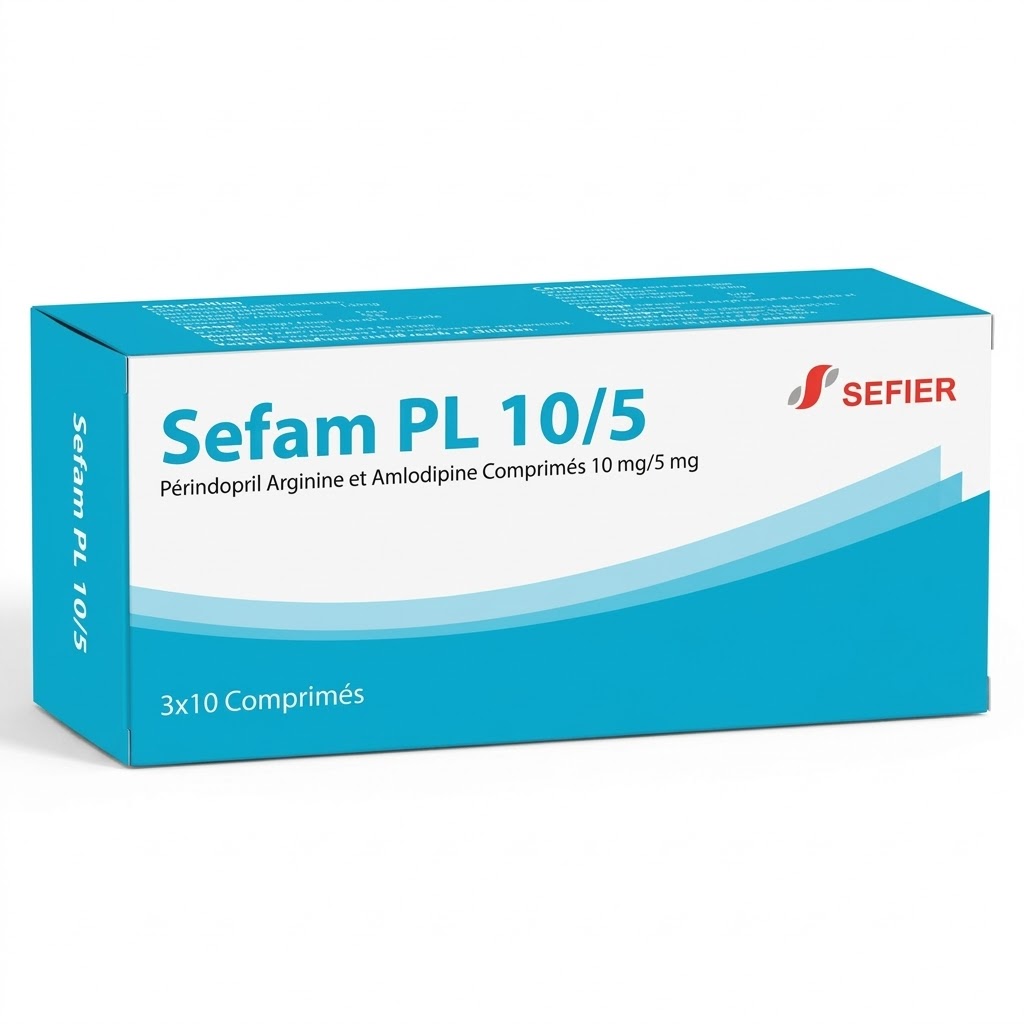 SEFAM PL 10/5MG CP B/30 — vue 1
