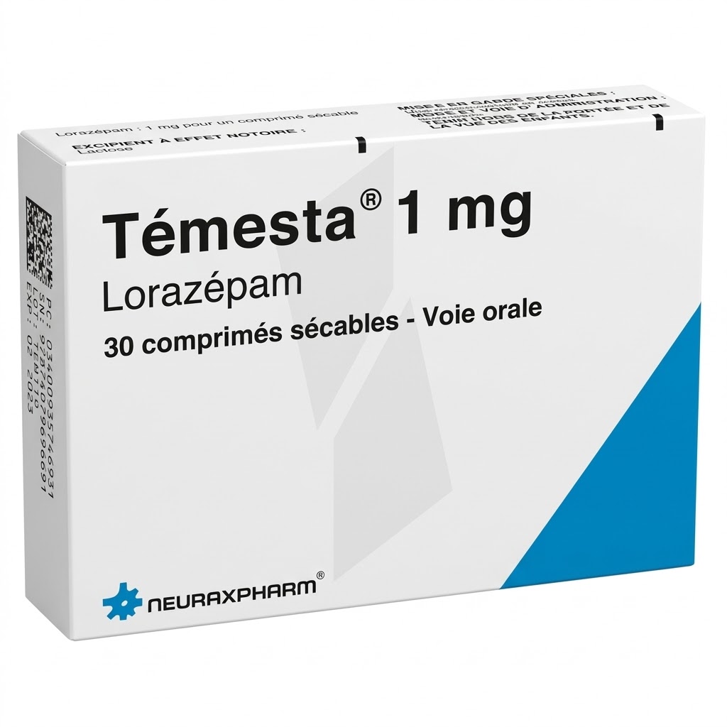 TEMESTA 1MG CPR B/30 — vue 1