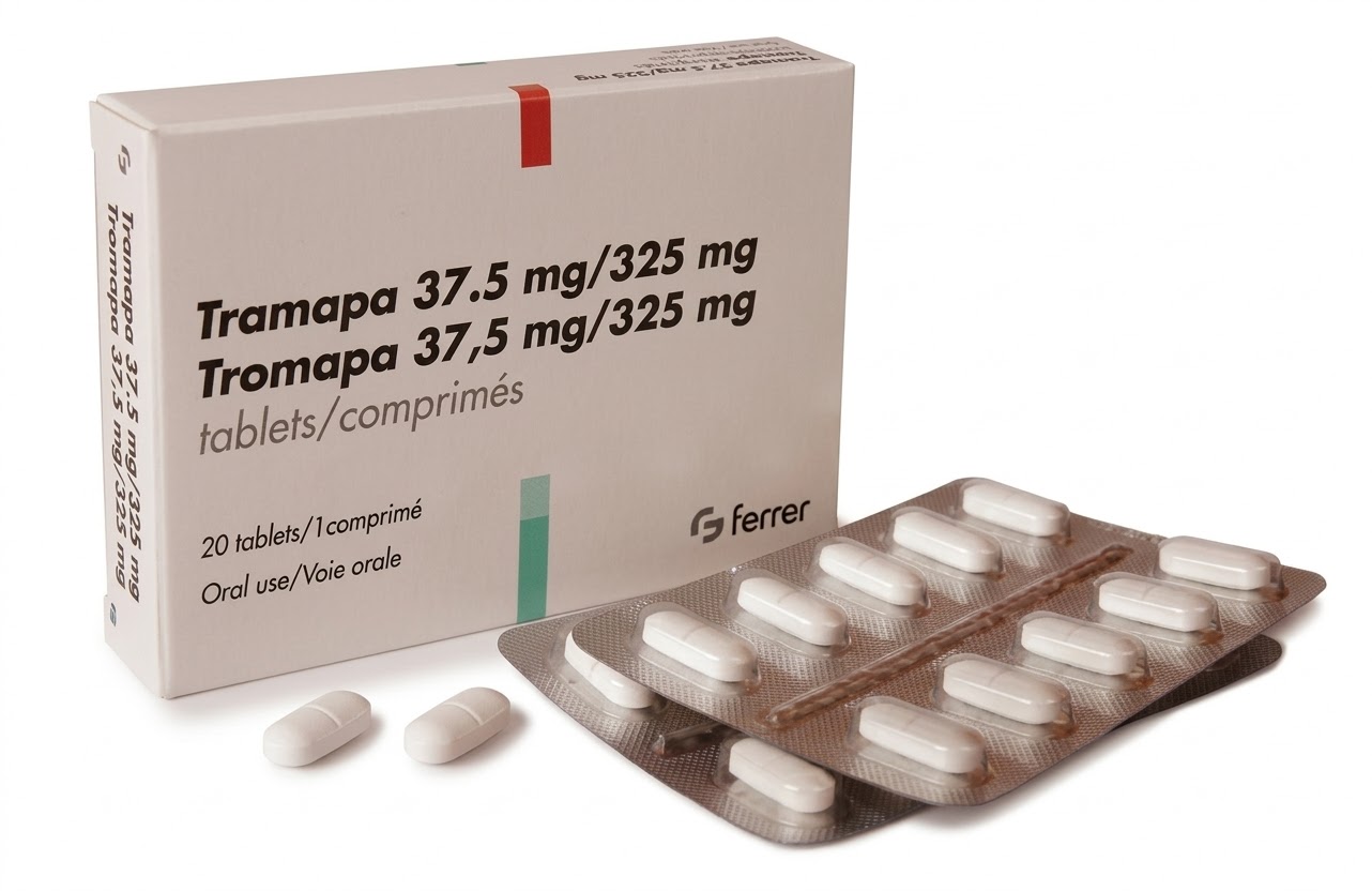 TRAMAPA 37,5/325MG BT 20 — vue 1