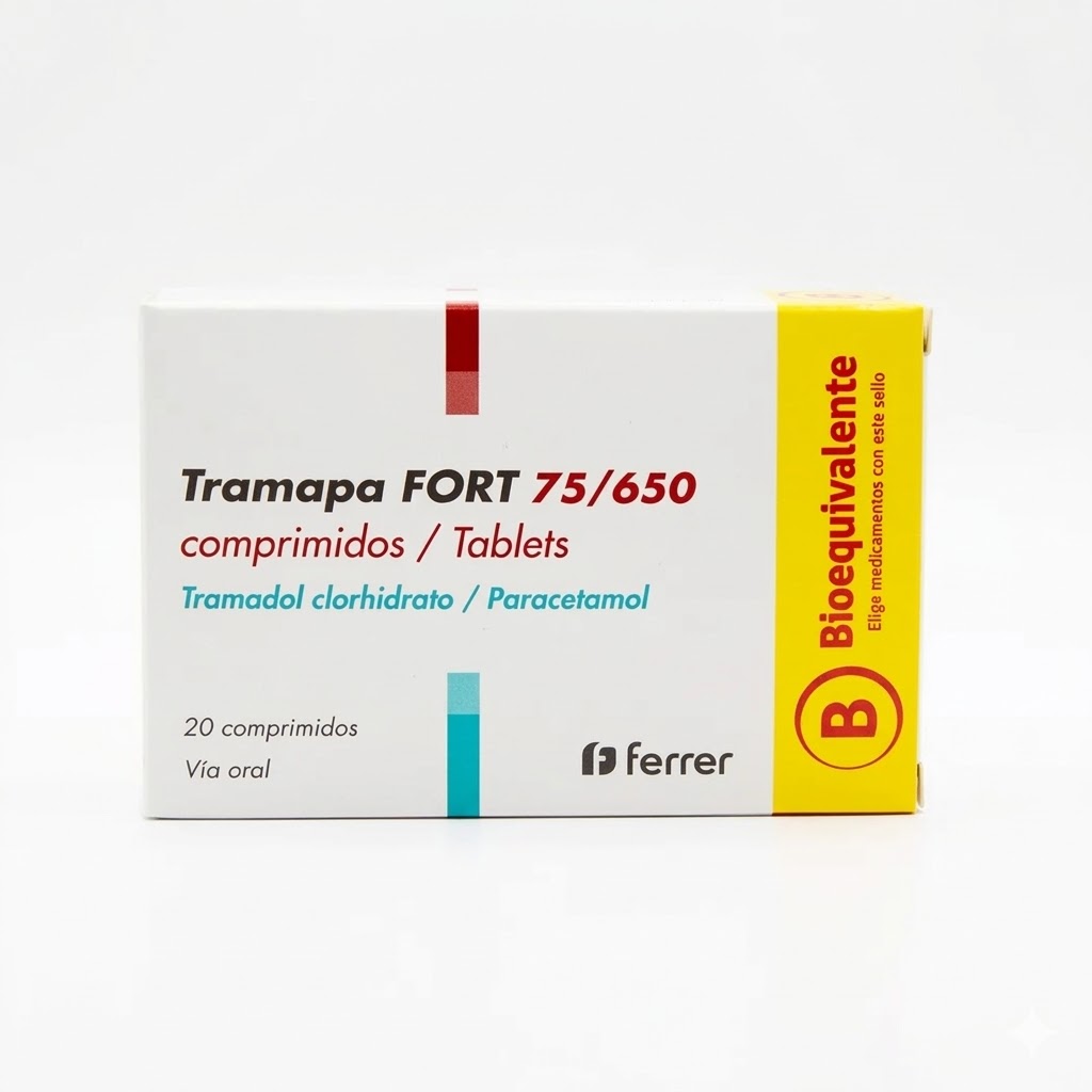 TRAMAPA FORT 75/650MG B/20 — vue 1