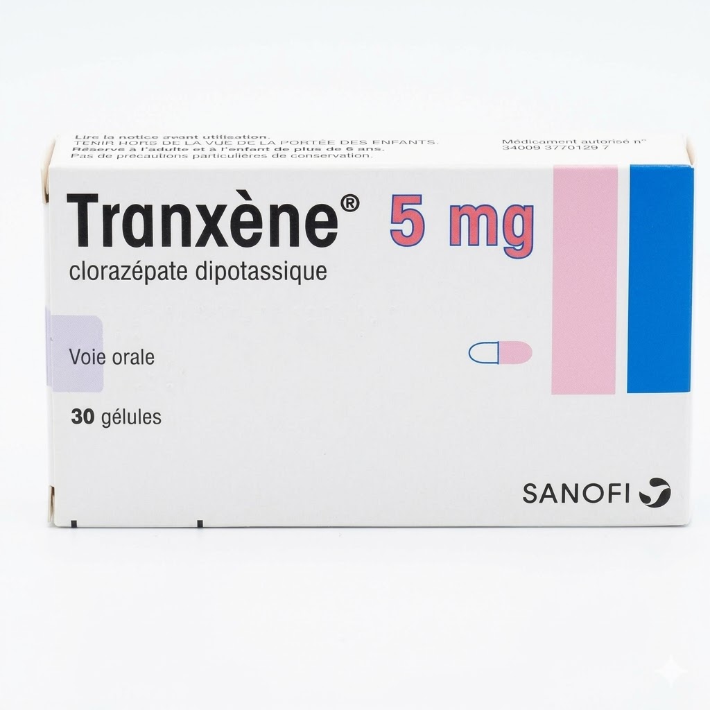 TRANXENE 5MG GEL BT 30 — vue 1