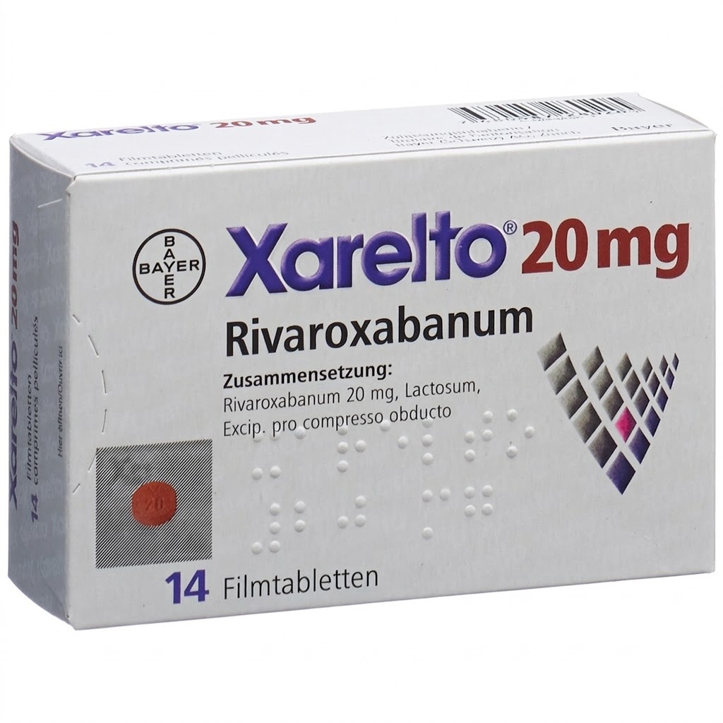 XARELTO 20MG CPR BT 14 — vue 1