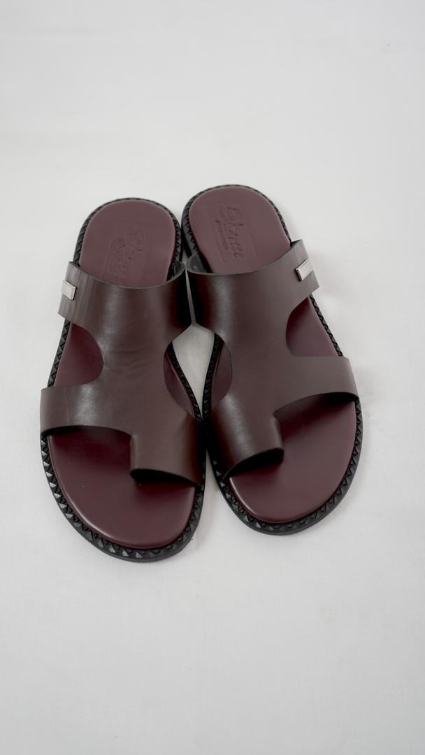 Sandale confort en cuir